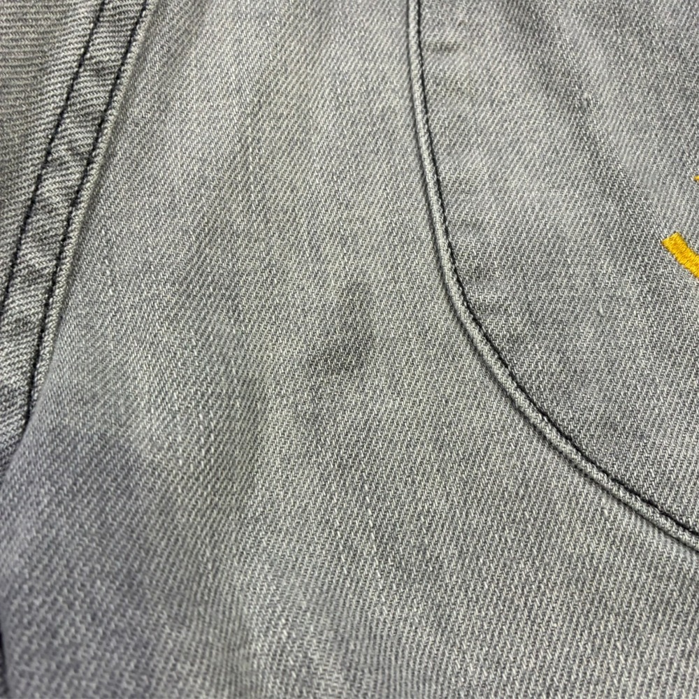 Cavi Knox Regular Straight Fit Jeans Mens Size 40x35 Gray Denim High Rise - Picture 15 of 16